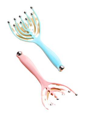 日本九爪头部按摩器八爪头皮放松