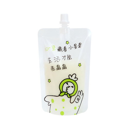 饮料袋一次性果汁包装水袋豆浆袋液体自立吸嘴袋透明奶茶袋打包袋