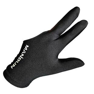 台球手套三指手套专业高档薄款透气打台球左手打桌球专用冰丝手套