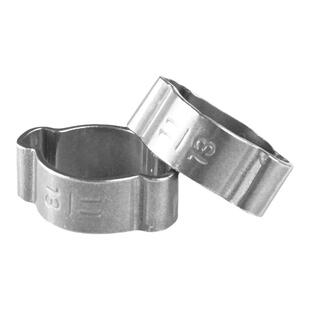 304不锈钢双耳卡箍规格型号表软管夹喉箍喉箍卡扣管夹水管抱箍