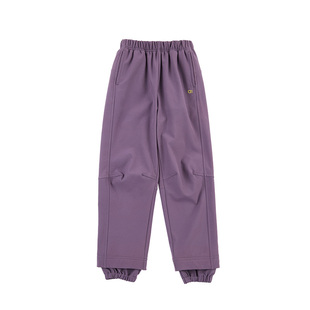 allblu幼岚【软软壳2号】儿童裤子女童加绒裤男童秋冬防风长大裤