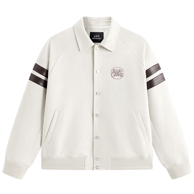 【商场同款】太平鸟男装 潮流后背刺绣2026年新款夹克男B2BCG1104