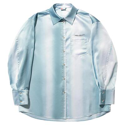 Lining/李宁正品2023新款女子时尚宽松透气翻领长袖衬衫ASHT504