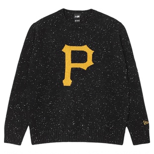 New Era纽亦华MLB秋冬男女款上衣LA潮流时尚保暖套头针织衫毛衣