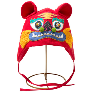 王的手创 刺绣手工diy材料包虎头帽虎头鞋自绣礼物周岁庆生礼盒