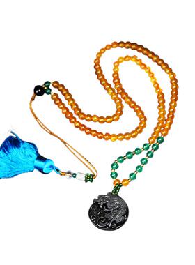 一生一石天然冰种黑曜石时尚吊坠