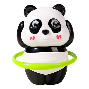 熊猫三兄弟运动会系列上链发条儿童玩具宝宝益智早教学爬抬头训练