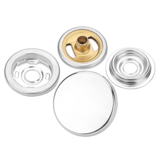 金属超薄静音四合扣无噪音扣子羽绒服纽扣衣服暗扣隐形子母扣713