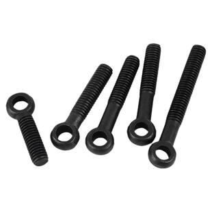 发黑活节螺丝GB798碳钢黑色活接螺栓吊环鱼眼带孔螺杆活结螺丝钉