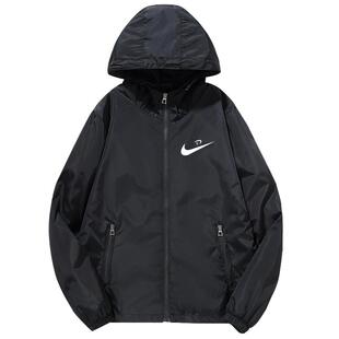 春秋季潮流运动外套男士勾子夹克学生帅气冲锋衣春装青少年褂子男