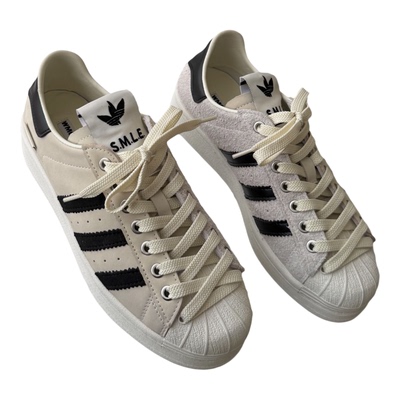 贝壳头小白鞋平底真皮休闲板鞋女