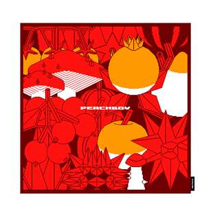 红方巾 头巾 像素艺术家原创 棉嘻哈街头街舞户外时尚