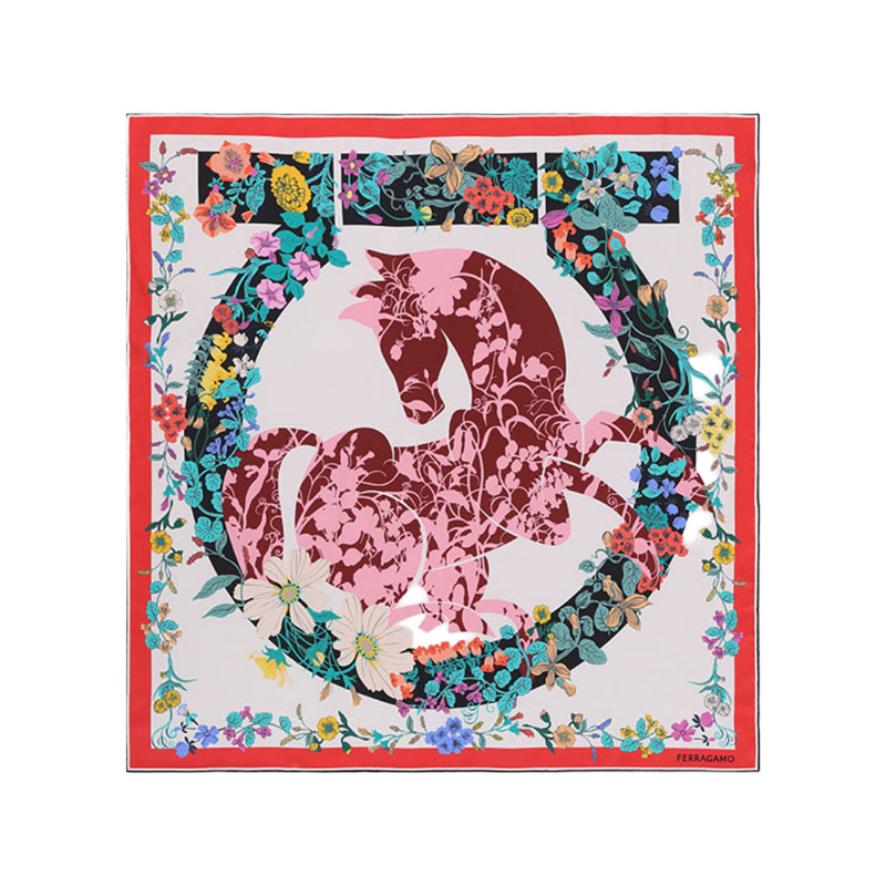 Ferragamo菲拉格慕女士丝巾