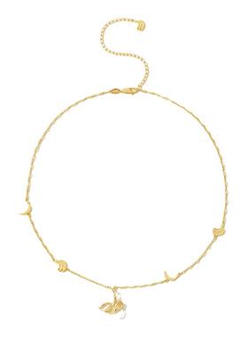 alfir正品项链金色水果香蕉项链