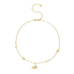 Dare买手店 alfir正品项链金色水果香蕉复古通勤小众原创首饰饰品