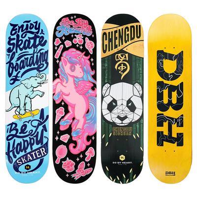 DBH滑板儿童专业板双翘官方旗舰