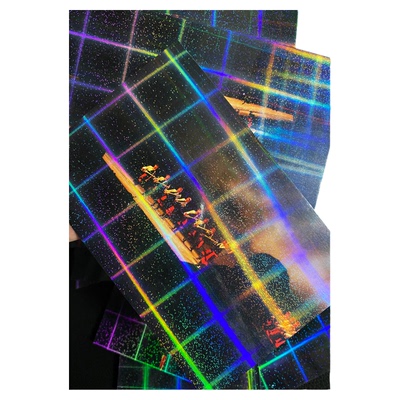 沉墨创意十字镭射膜明信片贺卡