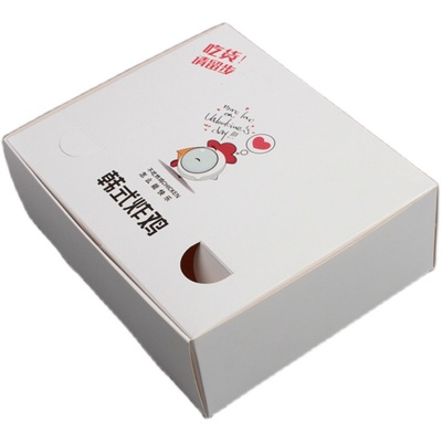 三个炸鸡先森食品炸鸡盒外卖打包