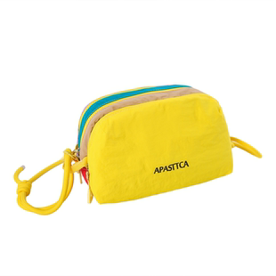 多巴胺撞色小方包女轻便多口袋单肩斜挎包化妆品收纳包笔刷收纳包