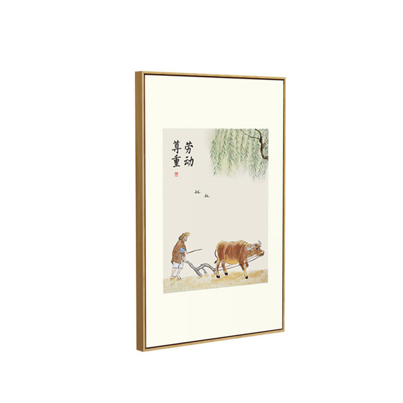 简正食堂节约光盘行动装饰画