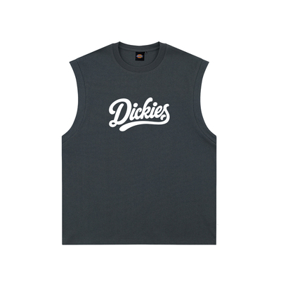 Dickies运动坎肩背心男夏季黑色
