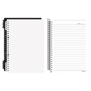 得力不硌手活页本B5横线笔记本子A4活页笔记本a5初中生高中生专用可拆卸替芯加厚学生考研线圈错题本活页纸本