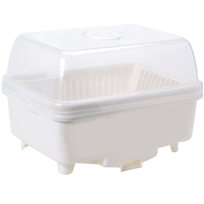 沥水架日本进口sanko碗筷收纳盒