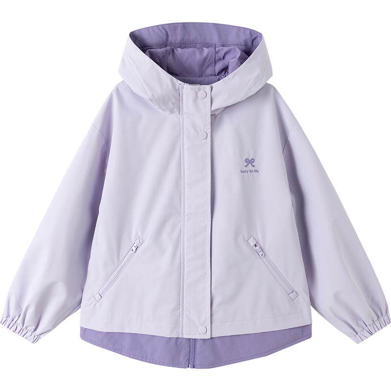 【balaOne】巴拉巴拉童装儿童外套女童上衣2026新款春防风防泼水