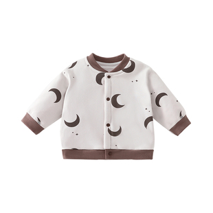 宝宝外套初冬夹丝棉保暖婴幼儿上衣男女童冬装加厚秋冬季儿童外衣