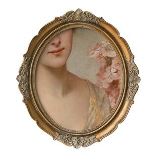 加安加丽康拉德欧式轻奢装饰画卧室客厅玄关挂画美式人物复古壁画