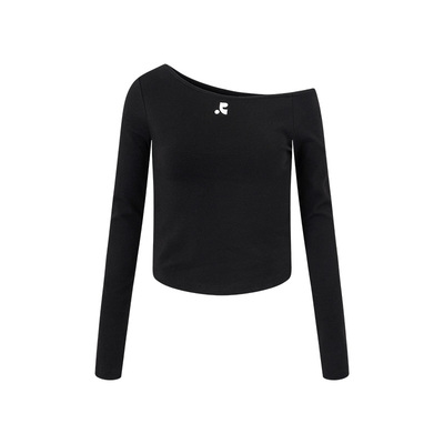 RestandRecreation斜肩长袖T恤女