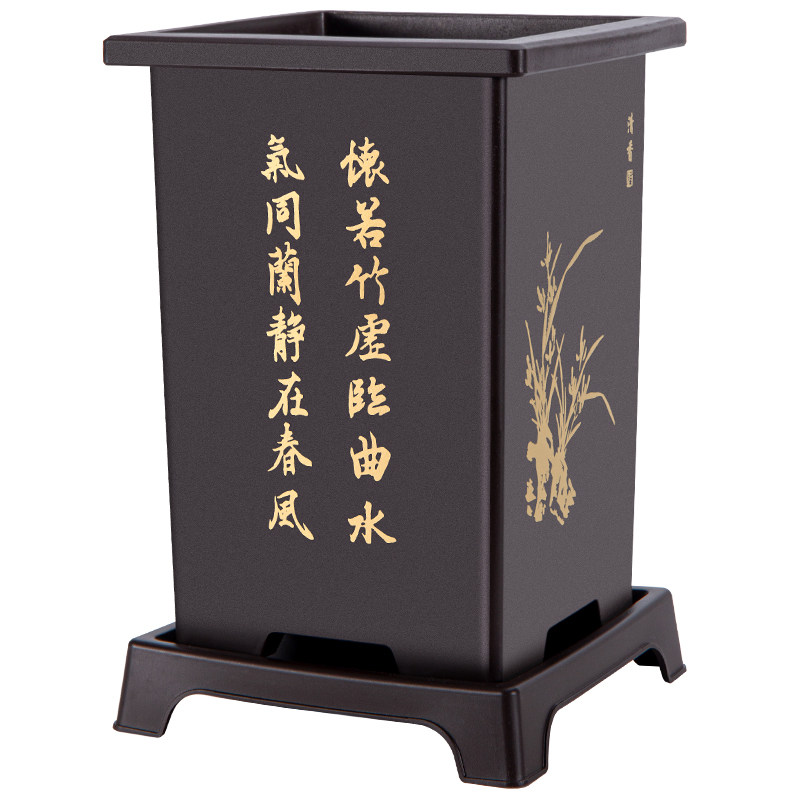 水生田兰花盆专用仿紫砂花盆