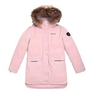 探路者羽绒服女户外冬季防风防寒女士派克服加厚休闲工装女款外套