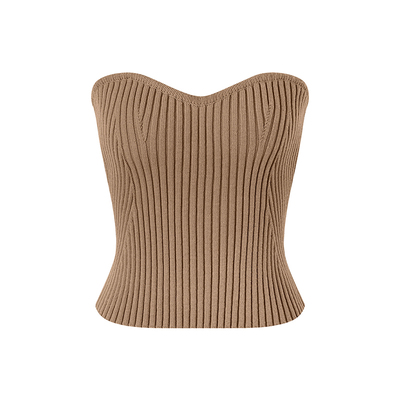 ORR24秋冬新品甜心领抹胸上衣