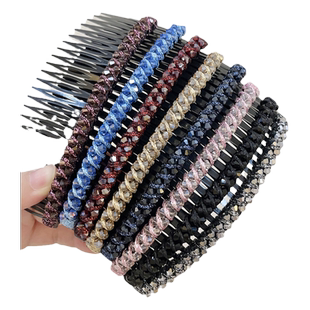 发夹女新款碎发整理神器发梳插梳卡子刘海夹发卡发箍头发夹子头饰