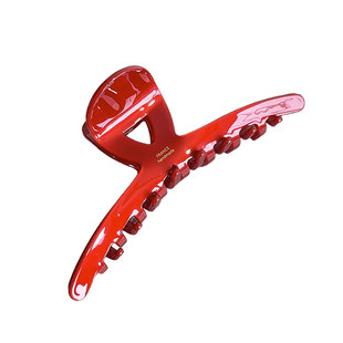 南木木韩国新款红色女高级感大号抓夹france后脑勺发夹发抓鲨鱼夹