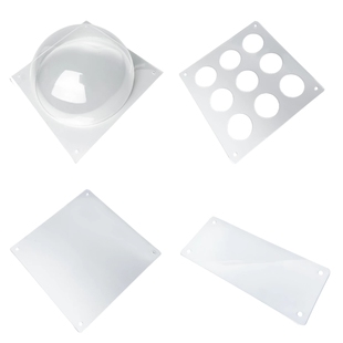 加厚攀爬架配件高清透明板子九孔板洞洞板忙碌板太空舱玻璃栈道