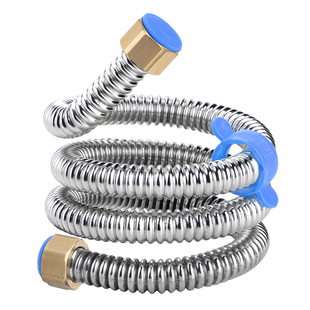 304不锈钢波纹管4分金属软管燃气热水器马桶进水管冷热高压连接管