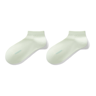 【10A抗菌】有棵树袜子女士短袜夏季薄款纯棉防臭透气防滑白色
