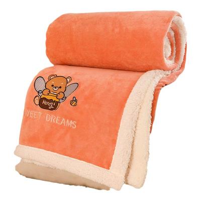 芙妤秋冬牛奶绒a类办公室午睡毯