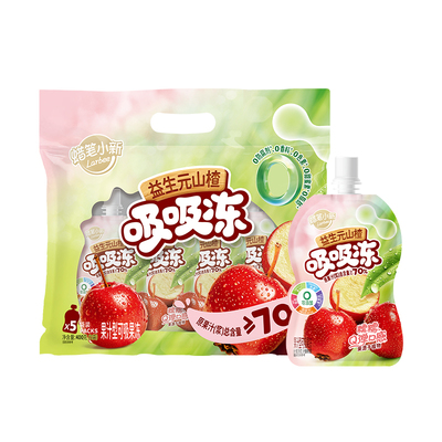 蜡笔小新400g益生元山楂可吸果冻