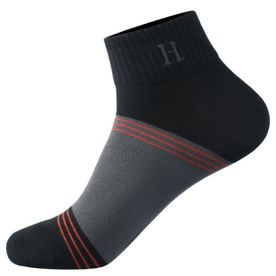 恒源祥袜子男纯棉防臭男款短袜抗菌吸汗透气全棉运动男士袜子秋季