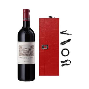 小拉菲红酒拉菲古堡副牌原瓶进口干红酒葡萄酒拉菲珍宝Lafite礼盒