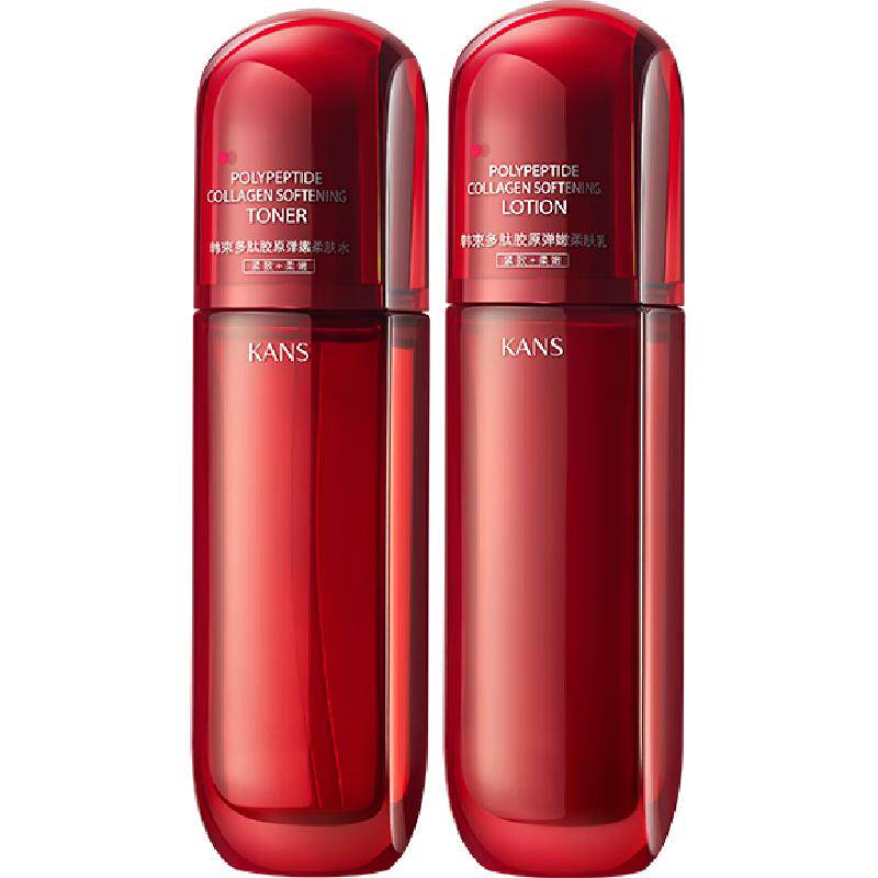 【入门体验装】韩束红蛮腰抗氧紧致提亮补水保湿水50ml+乳50ml