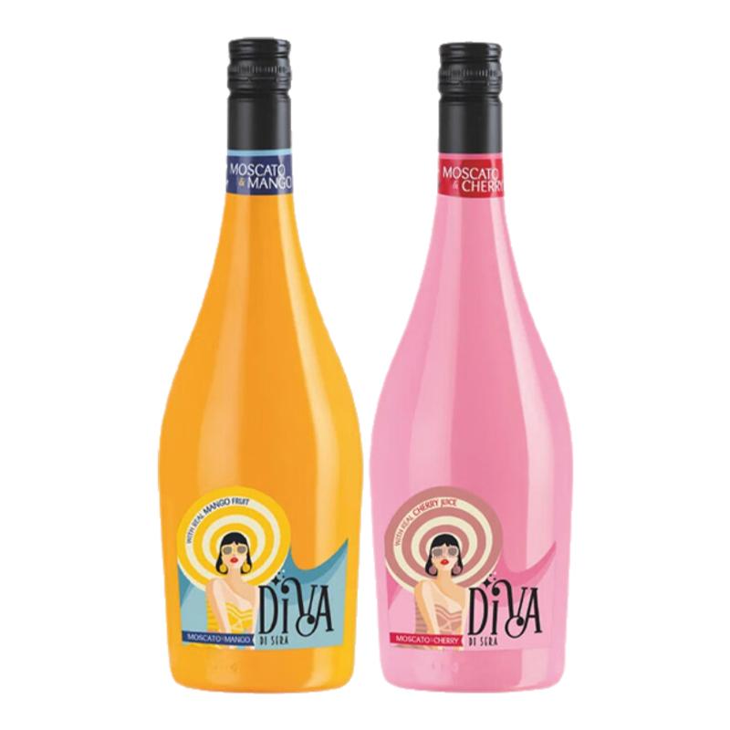叮哇莫斯卡托芒果桃味起泡葡萄酒