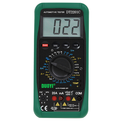 多一2201汽车万用表电工维修数字高精度全自动智能汽修专用万能表