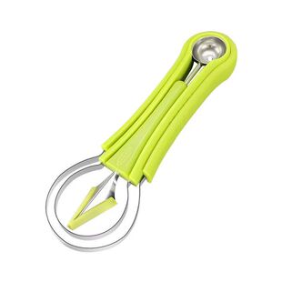 三合一西瓜挖球勺哈密瓜取瓤器水果挖球器朋意水果拼盘工具雕花刀