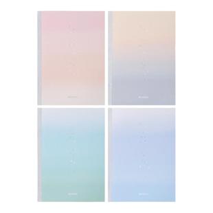 晨光 meeboki-甜甜微醺 A6/B5无线装订本 镭射封面闪片横线内芯30/40页清新线条学生笔记本纸张本册本子文具