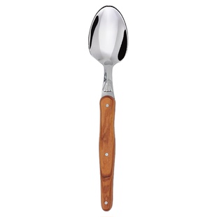 法国Jean橄榄木柄刀叉勺百年工艺西餐具不锈钢牛排刀家用复古高级