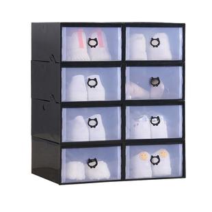 加厚抽屉鞋盒塑料简易叠加省空间鞋架抽屉式鞋柜家用鞋子收纳神器